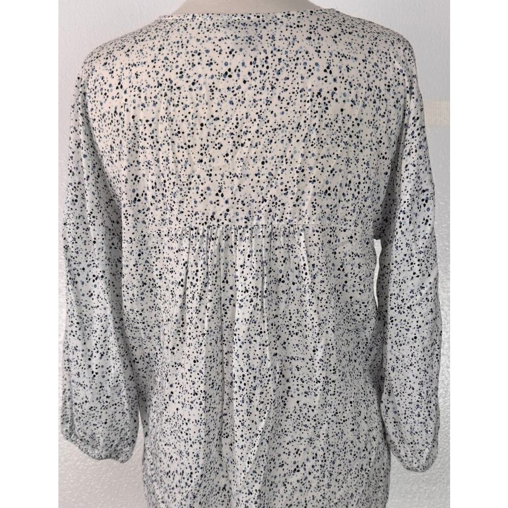 Bass Womens Small V Neck Rayon Top 3/4 Sleeves - Picture 6 of 8